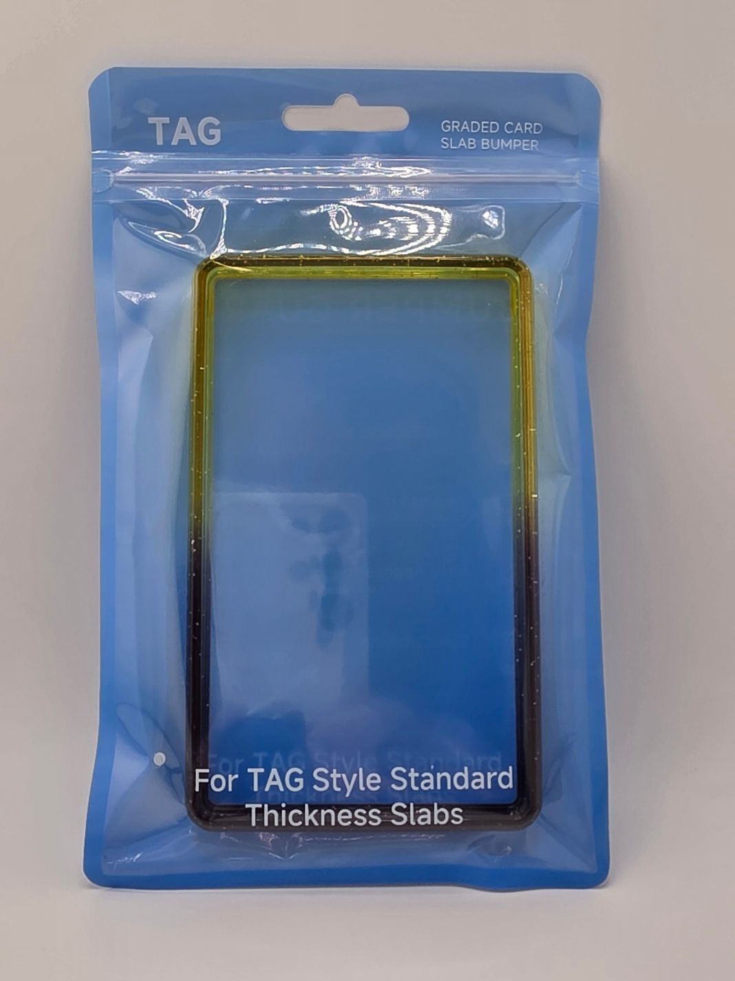 TAG Graded Slab Bumper Yellow And Black Sparkle Ombre (Case Only)