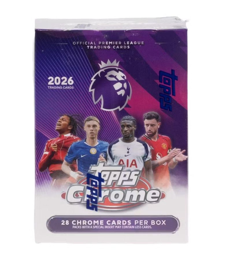 2026 Topps Chrome Premier League EPL Soccer Blaster Box