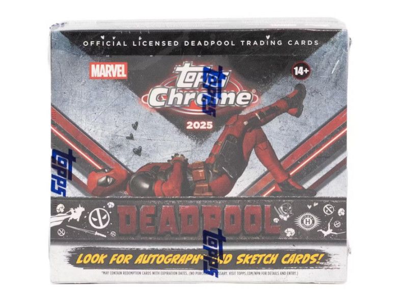 2025 Topps Chrome Deadpool Hobby Box