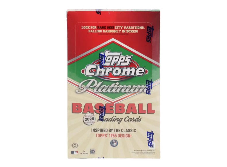 2025 Topps Chrome Platinum Baseball Hobby Box