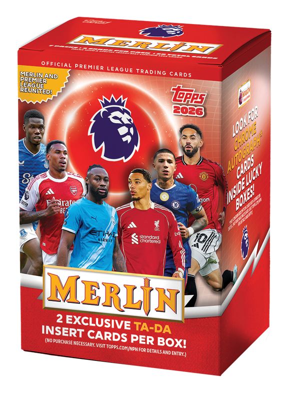 2025/26 Topps Merlin Premier League EPL Soccer Value Box