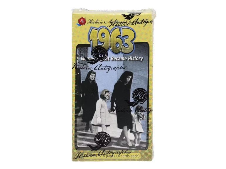 2026 Historic Autographs 1963 Moments That Became History Hobby Box
