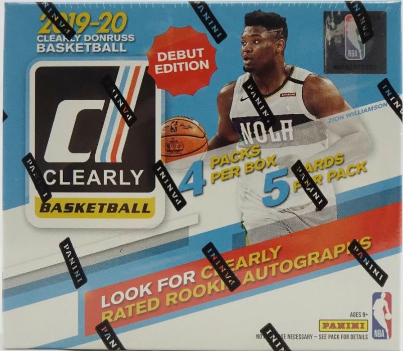 2019/20 Panini Clearly Donruss Basketball Hobby Box