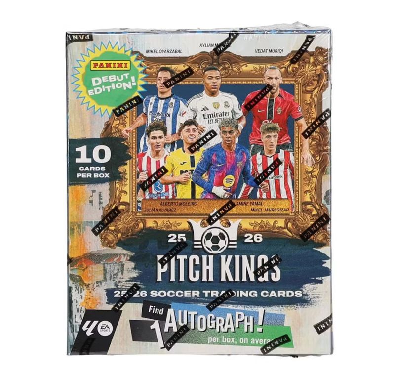 2025-26 Panini Pitch Kings Soccer International Hobby Box