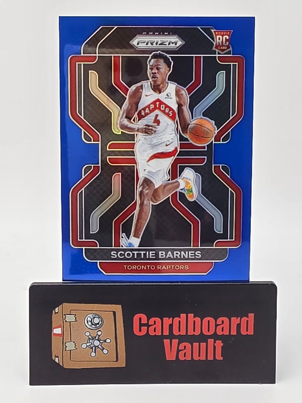 2021-22 Panini Prizm Scottie Barnes #320  Blue Prizm 077/199