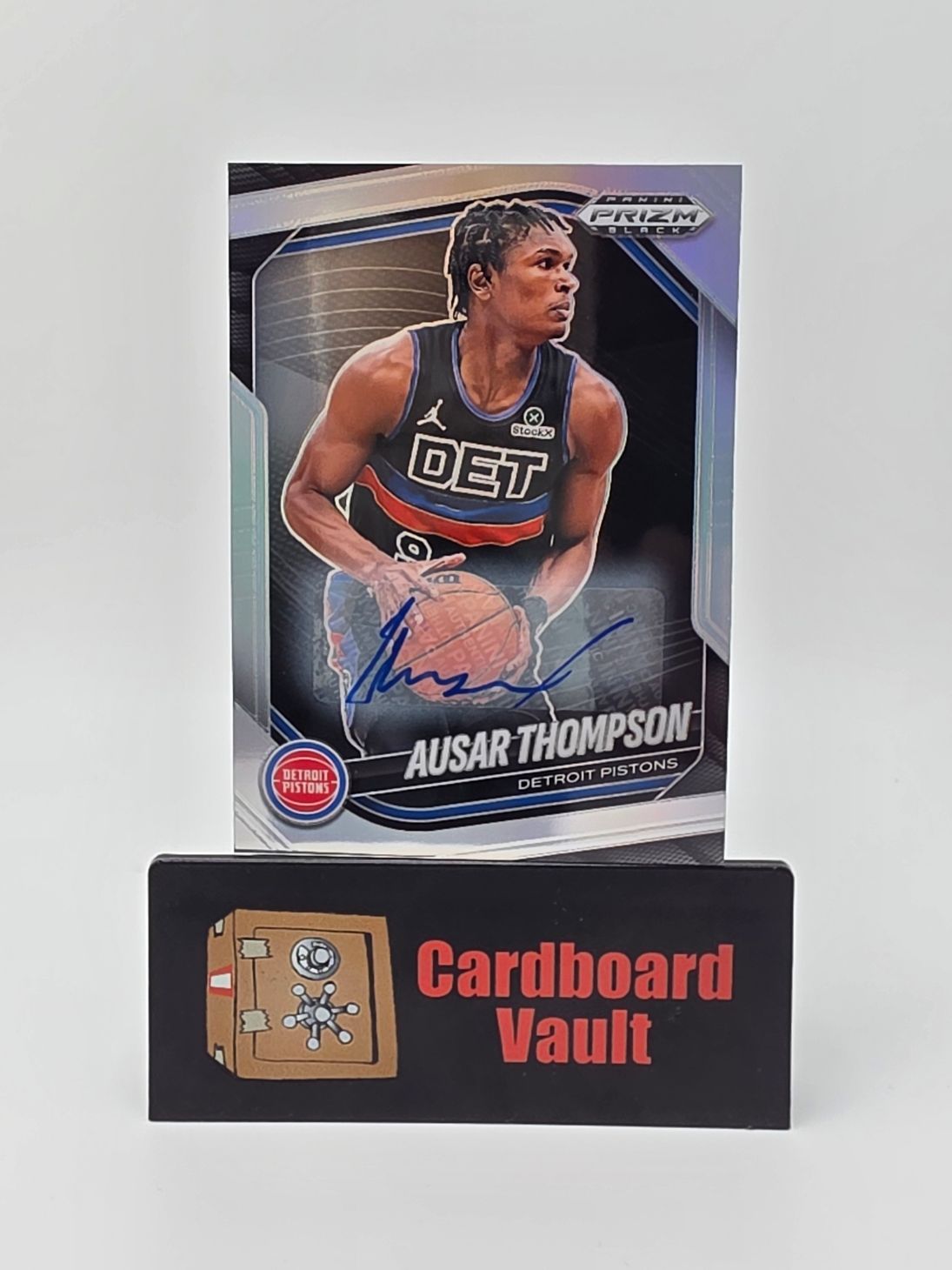 2024-25 Prizm Black Ausar Thompson Autograph #90 Silver Prizm