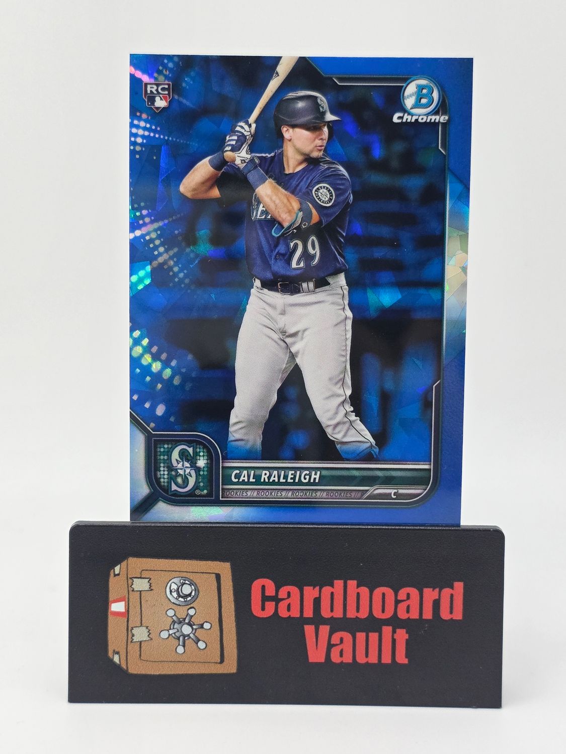 2022 Bowman Chrome Cal Raleigh #51 Sapphire Edition