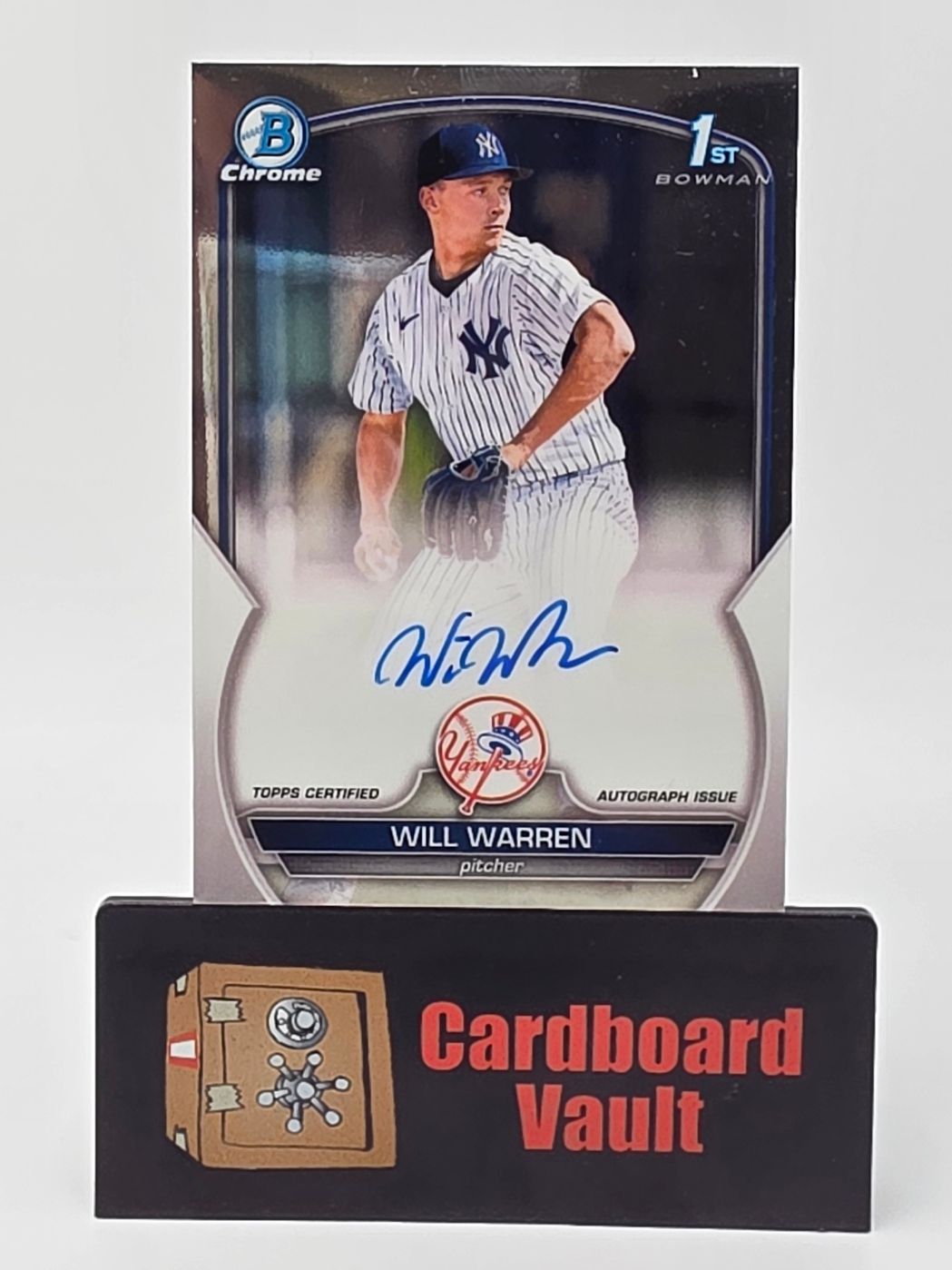 2023 Bowman Chrome 1st Willl Warren Autograph Issue  #CPA-WW