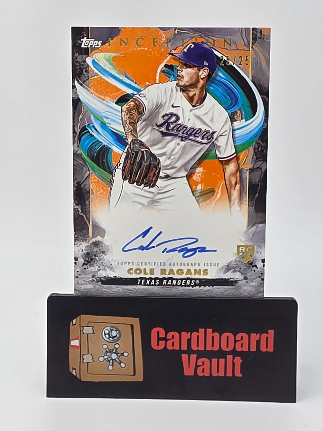 2023 Topps Inception Cole Ragans Rookies and Emerging Stars Autograph #BRES-CR Purple 25/25