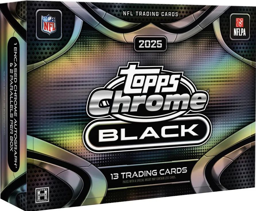 2025 Topps Chrome Black Football Hobby Box