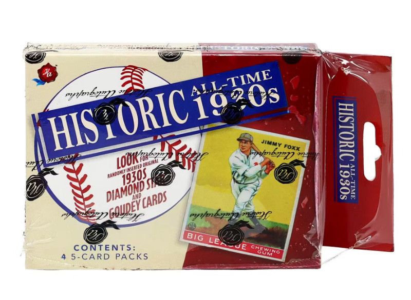 2026 Historic Autographs All Time 1930s Hobby Box