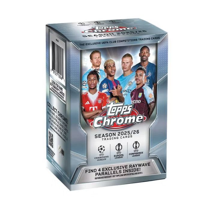 2025/2026 Topps Chrome UEFA Champions League Value Box