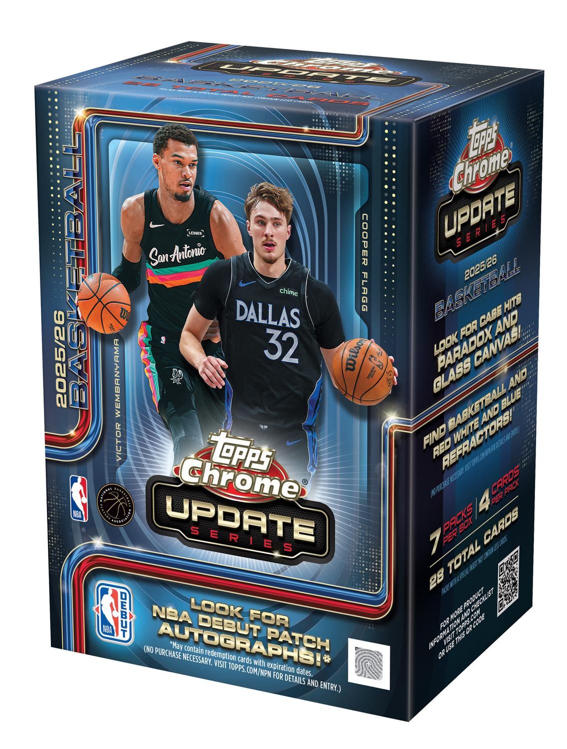2025/2026 Topps Chrome Updates Basketball Value Box