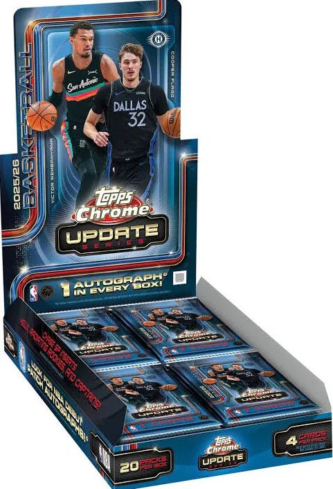 2025/2026 Topps Chrome Updates Basketball Hobby Box