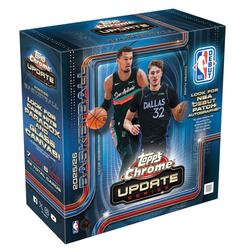 2025/2026 Topps Chrome Updates Basketball Mega Box
