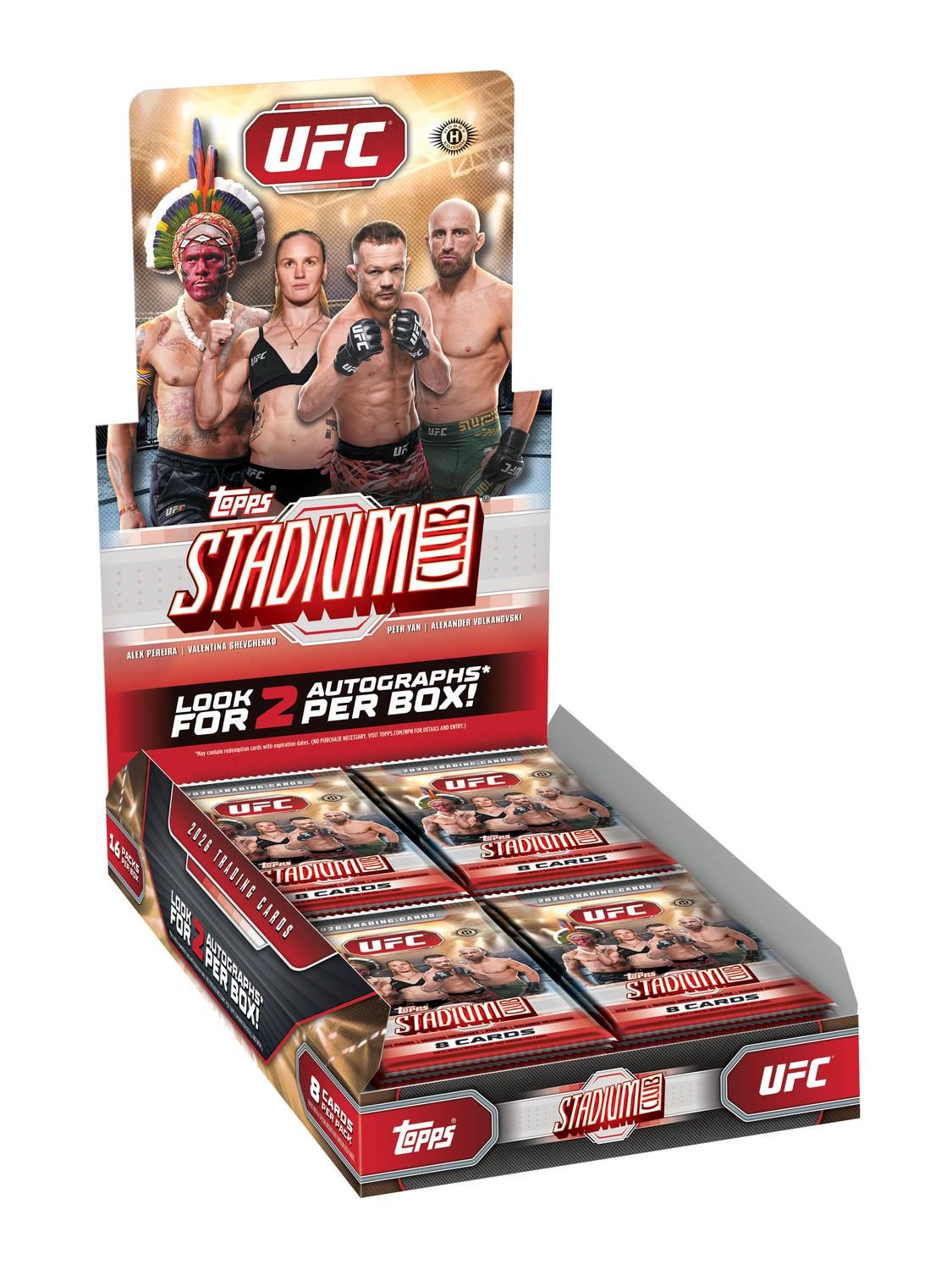 2026 Topps Stadium Club UFC Hobby  Box