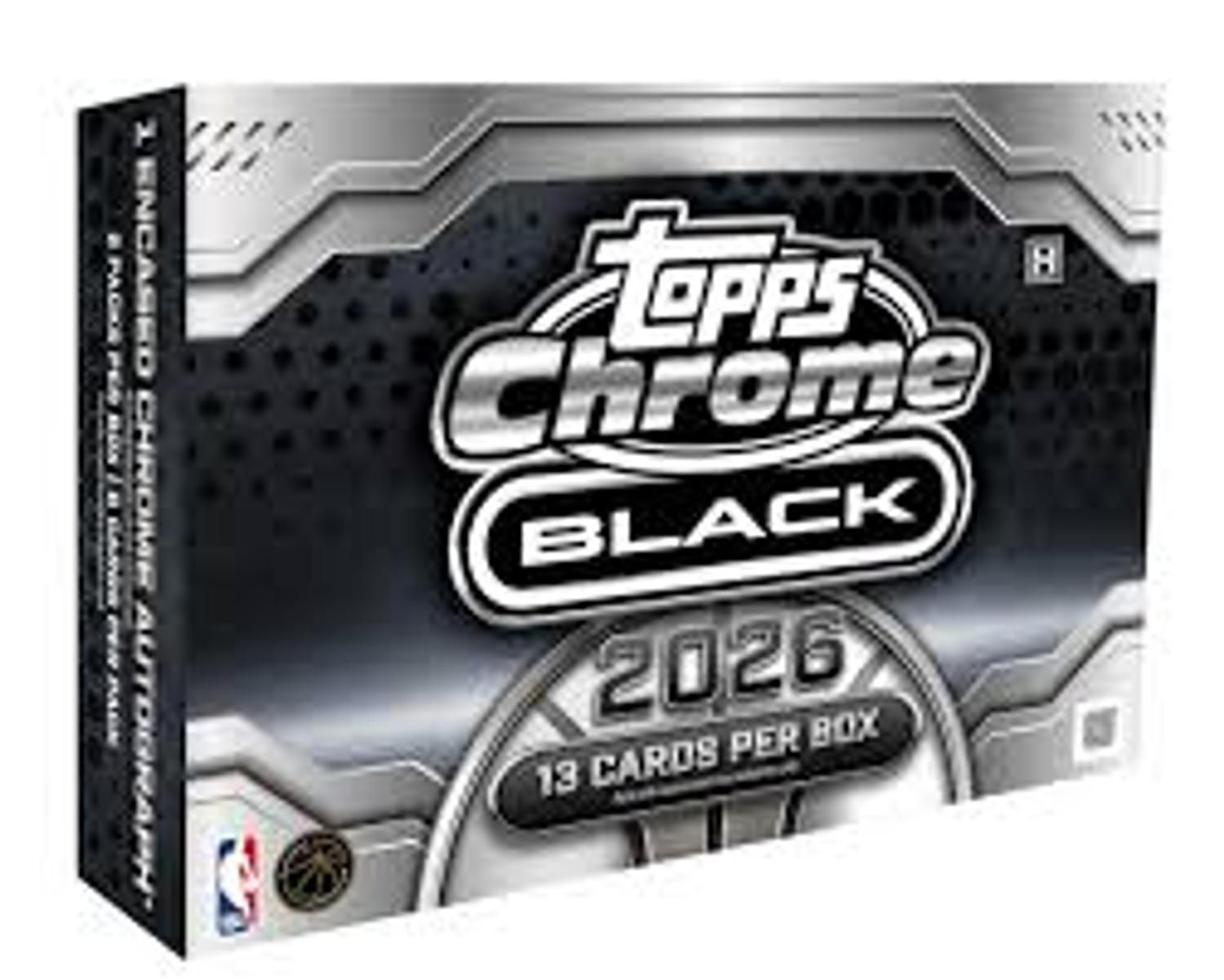 2025/2026 Topps Chrome Black Basketball Hobby Box
