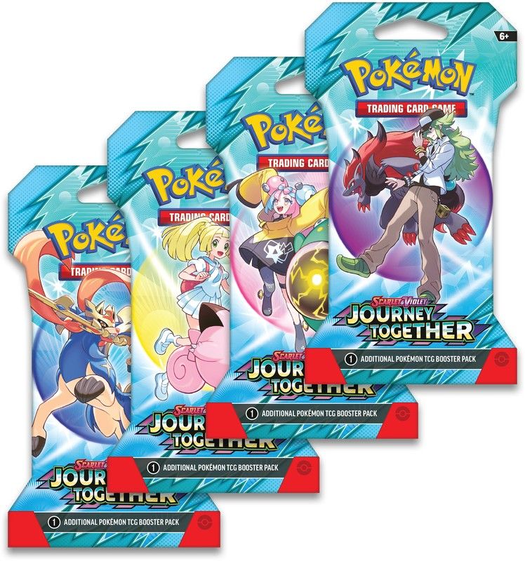 Pokémon Journey Together Sleeved Booster (1 Pack) Artwork Varies