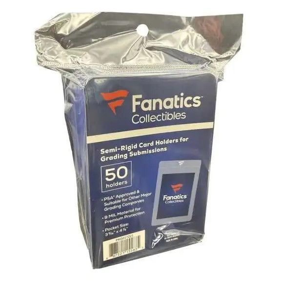 Fanatics Semi Rigid Card Holder 50 Count