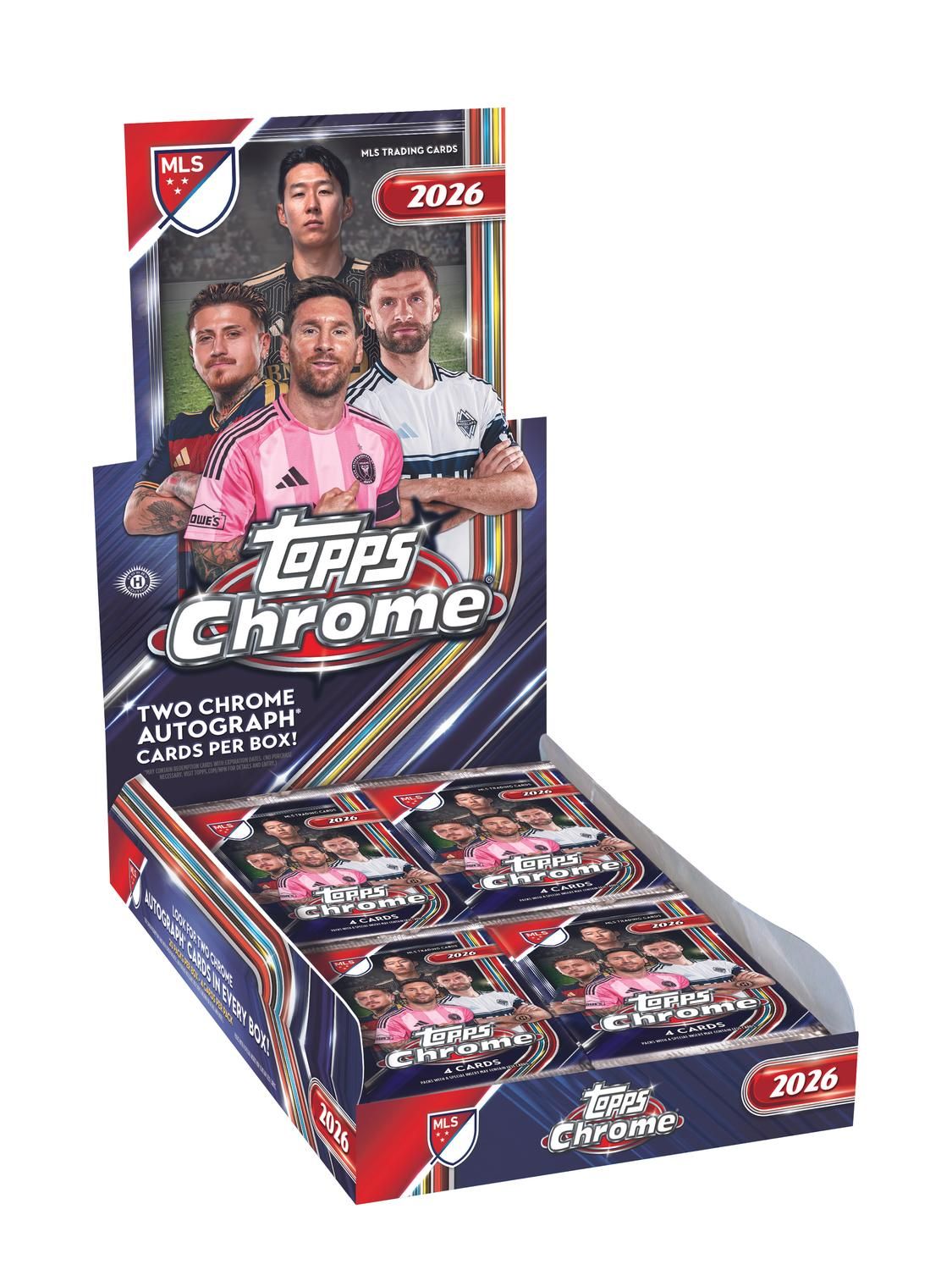 2026 Topps Chrome MLS Major League Soccer Hobby Box