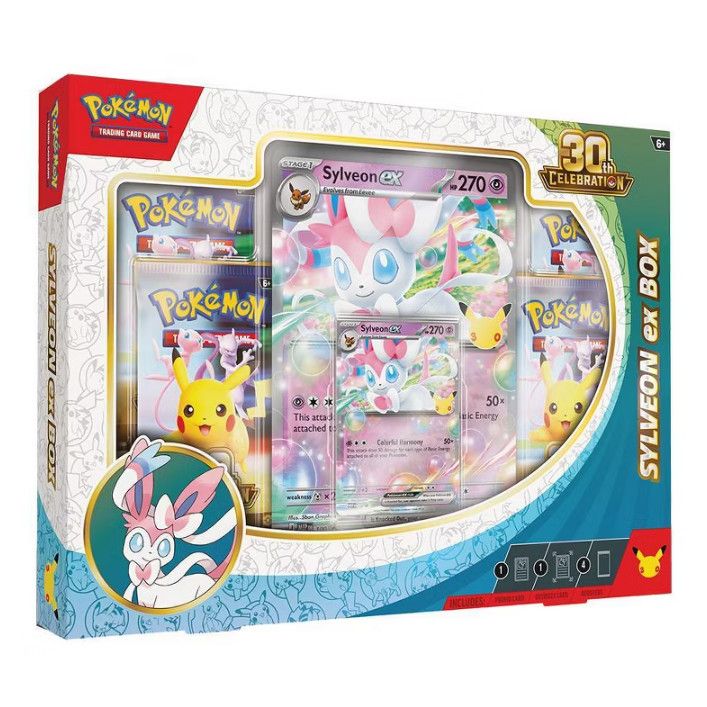 Pokémon 30th Celebration Sylveon ex Box