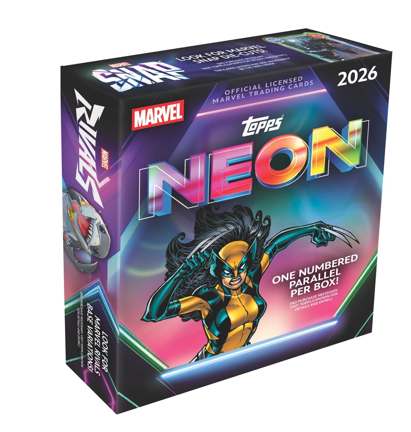 2026 Topps Marvel Neon Mega Box