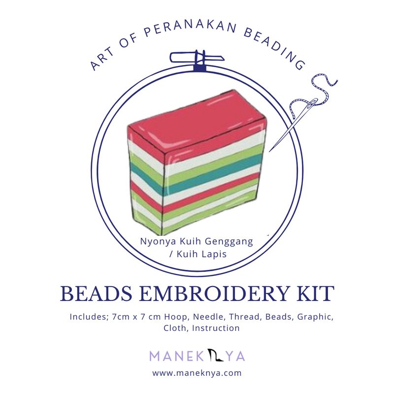 Peranakan Beads Embroidery Kit