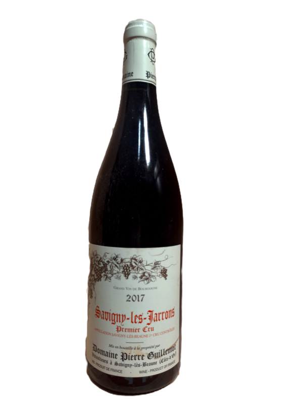 Domaine Pierre Guillemont Savigny-Les-Beaune Jarrons 1er Cru Burgundy, France  2017