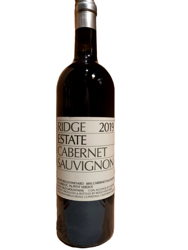 Ridge Estate Cabernet Sauvignon Santa Cruz Mountains, California 2019