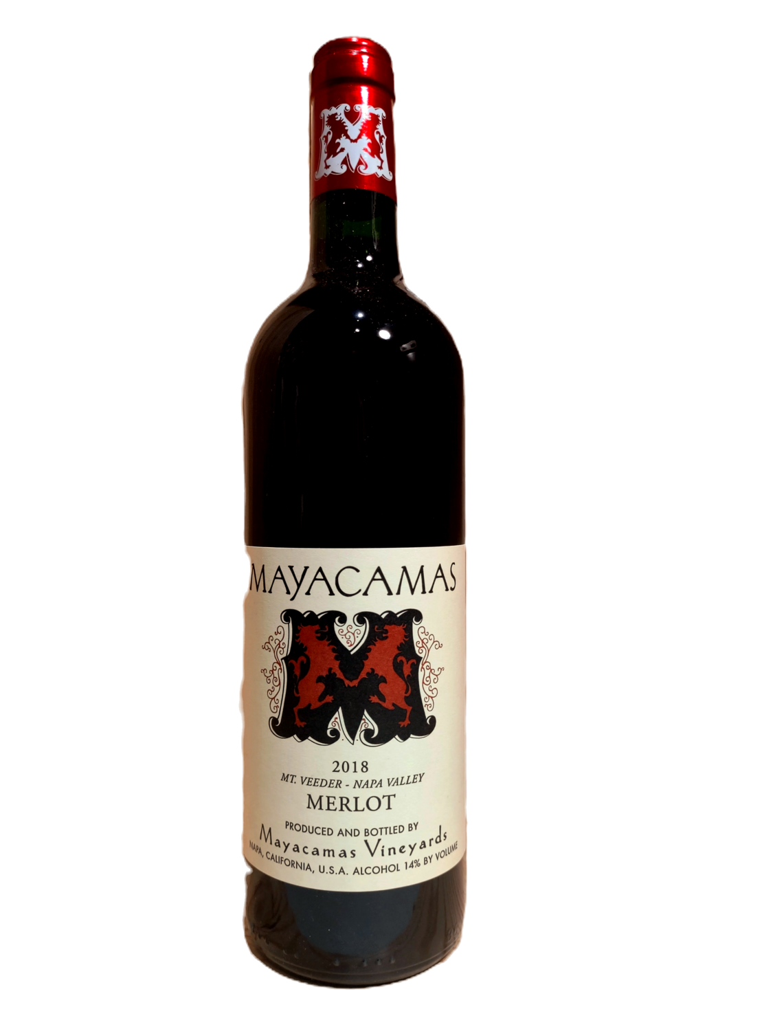 Mayacamas &quot;Mt Veeder&quot; Merlot Napa Valley, California 2018