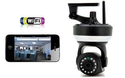 Wireless Wi-Fi IP Camera 720p, PanTilt, SD Card Recording, Double IR Cut & Two Way Audio