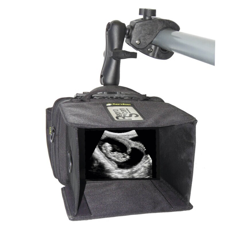 REPROSCAN LCD8" MONITOR INCL MONITOR CASE&amp;SWIVEL RAM MOUNT CLAMP