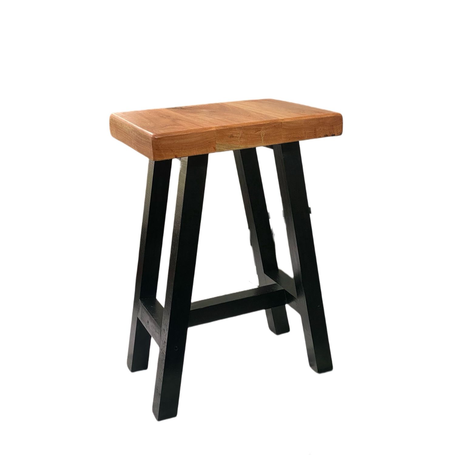 TAURETE / BANCO de MADERA OLMO