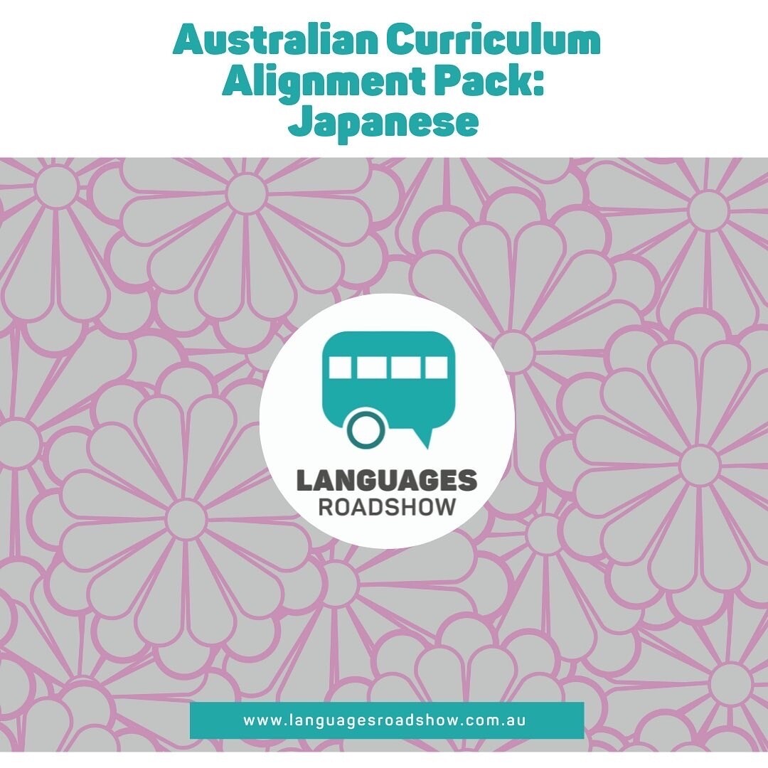 Japanese - Australian Curriculum Alignment Pack