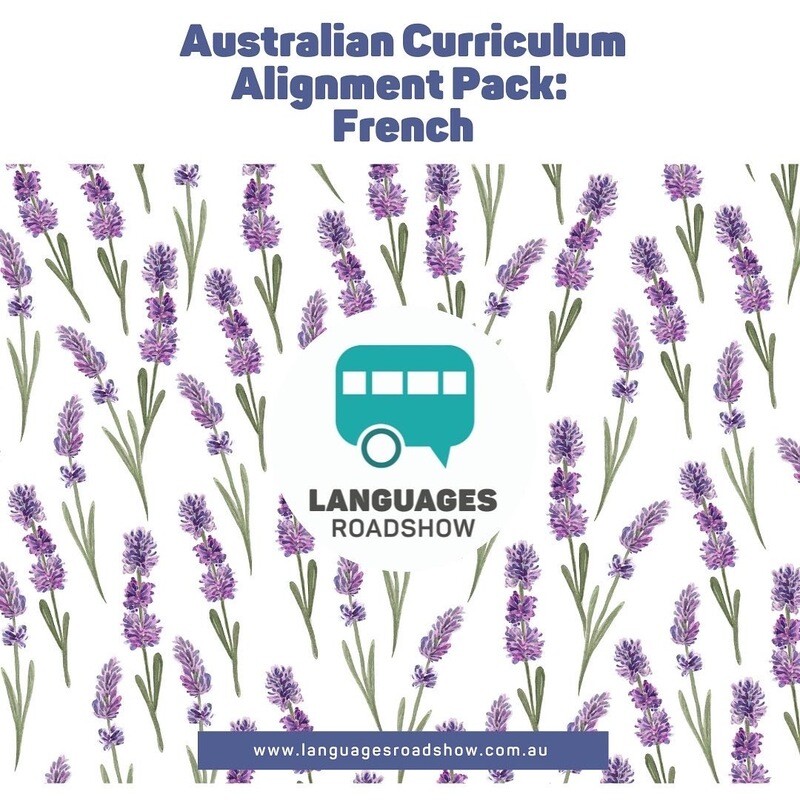 French - Australian Curriculum Alignment Pack