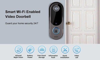 WiFi Smart Home Sicherheit Türklingel mit Kamera