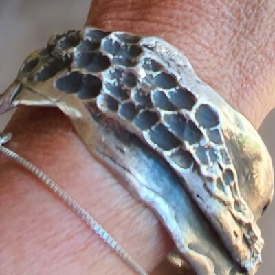 BRAZALETE YAIZA AJUSTABLE negro 25 mm