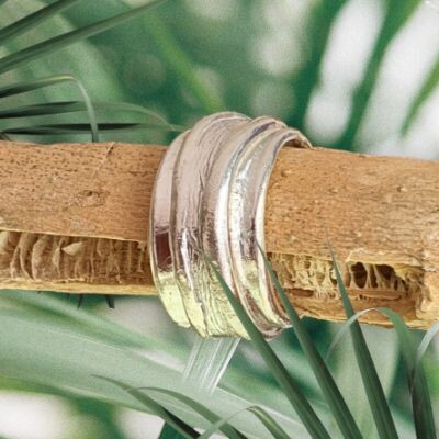 ANILLO VULCANO AJUSTABLE BRILLO