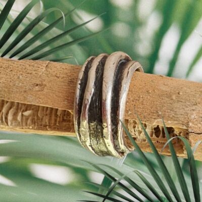 ANILLO VULCANO AJUSTABLE NEGRO
