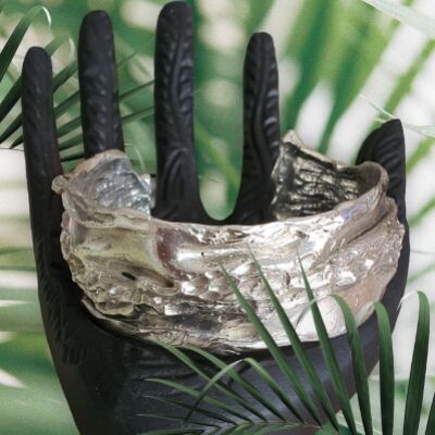 BRAZALETE YAIZA AJUSTABLE BRILLO, 25 mm