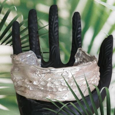 BRAZALETE YAIZA AJUSTABLE plata blanca