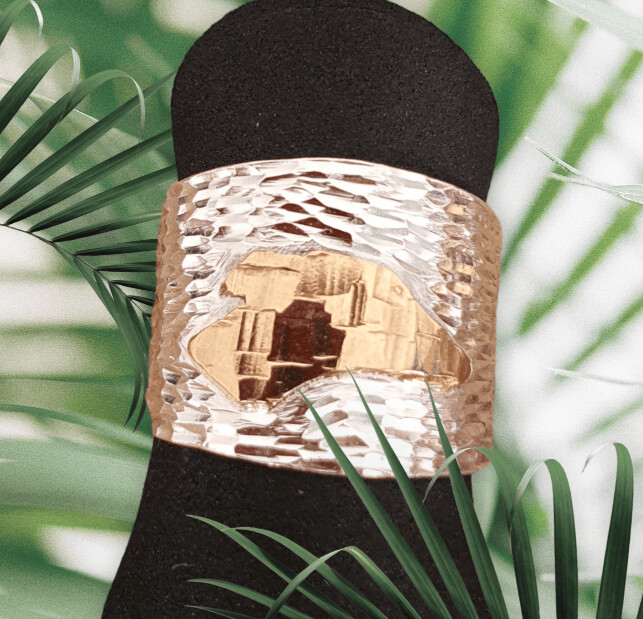 Anillo Galgo en plata maciza facetado
