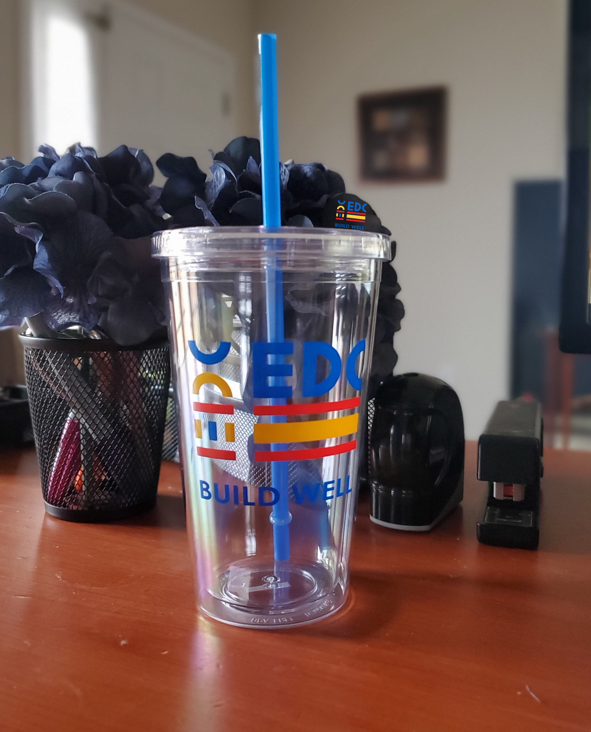 EDC Cup with Straw