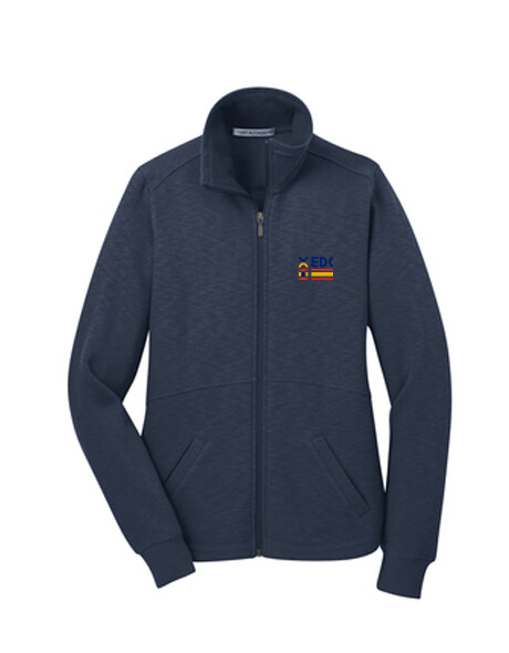 Ladies Slub Fleece Jacket
