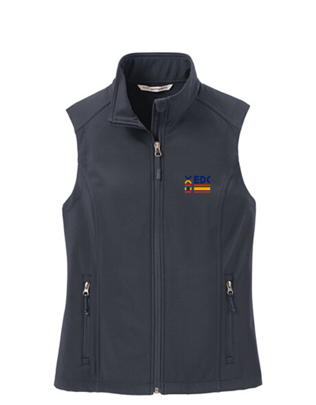 Ladies Core Soft Shell Vest, Color: Battleship Grey