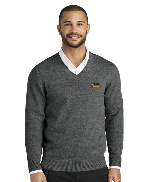 Men's Easy Care V-Neck Sweater