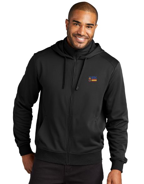 Smooth Fleece Hooded Jacket