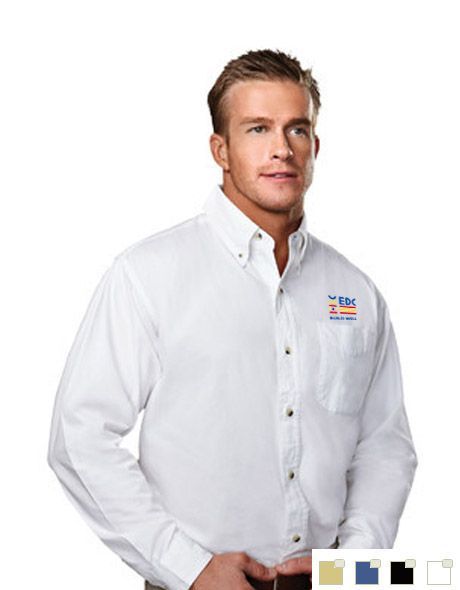 Cotton Button Down *BLUE*