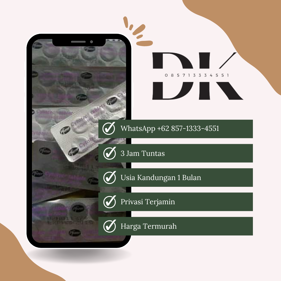 Paket 1 Obat Cytotec Paling Terpercaya dan Aman