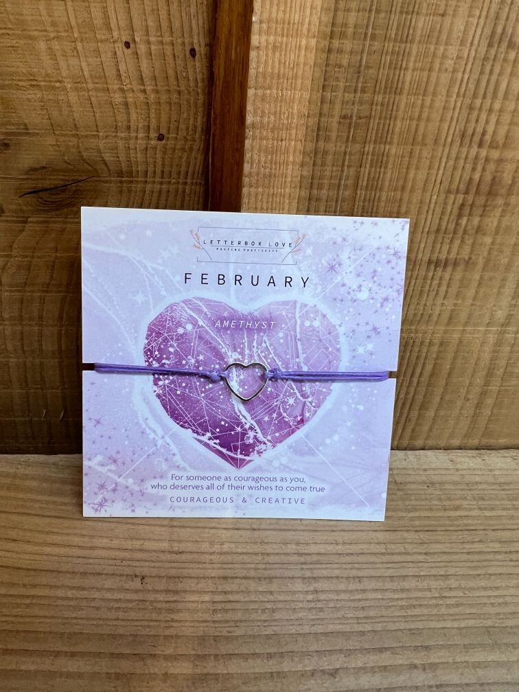 February Birthstone Bracelet
